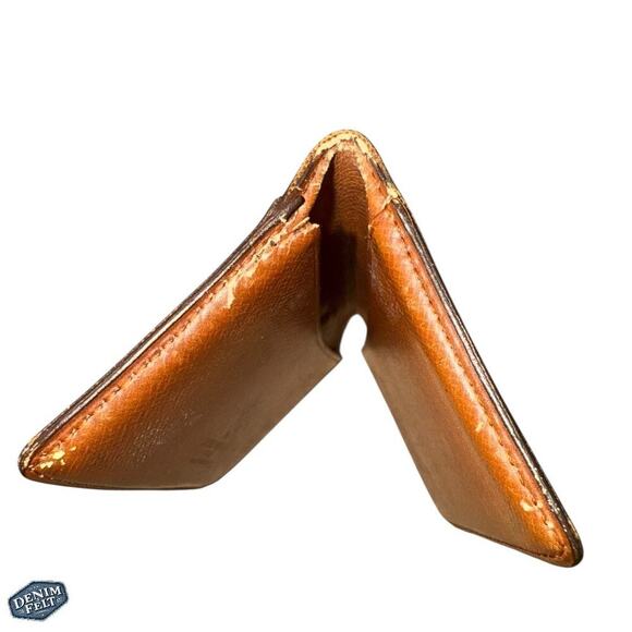 Louis Vuitton Monogram Canvas Bifold Card Holder Wallet – Vintage Slim Wallet - Picture 7 of 7